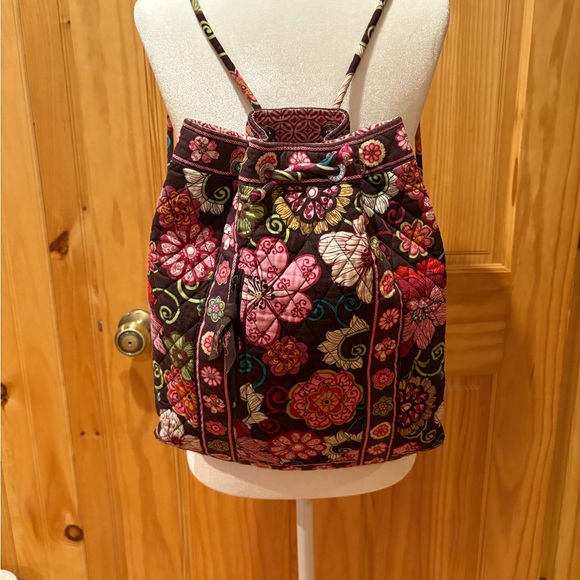 Vera Bradley Cinch Drawstring
Floral Quilted Backpack - Picture 1 of 9